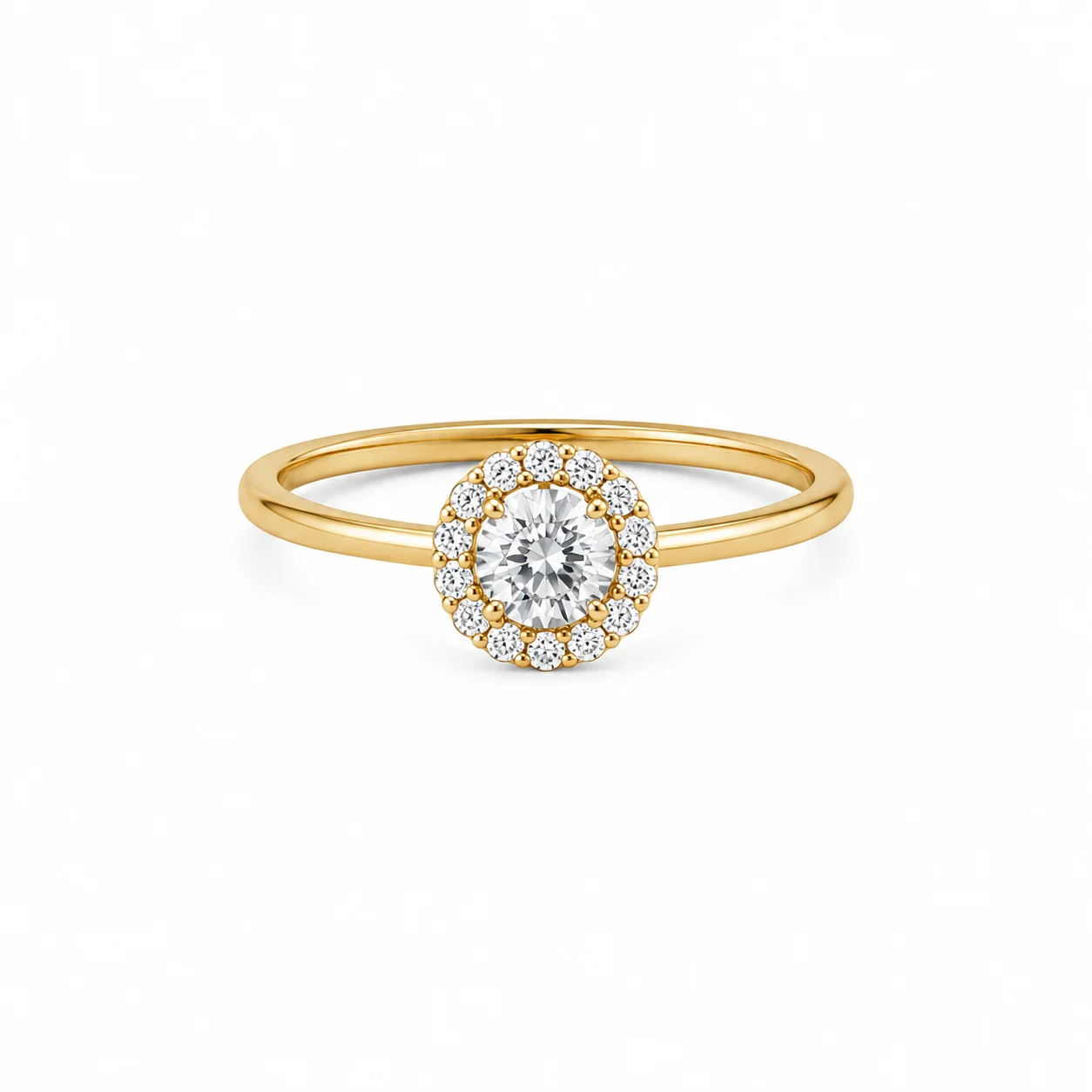 Solitaire diamond ring